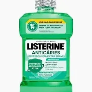 ANTISSEPTICO BUCAL LISTERINE ANTICARIES MENTA SUAVE 250ML