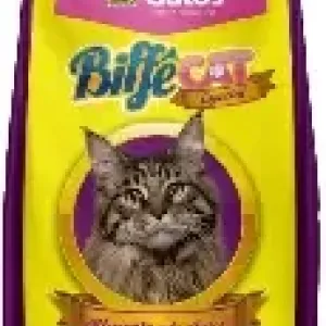 RACAO GATOS PURATOS BIFE CAT MIX DE CARNE 10KG