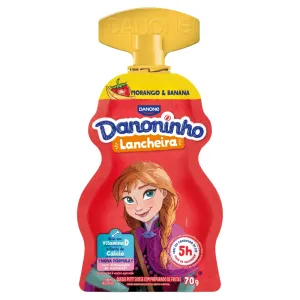 IOGURTE DANONINHO SACHE MORANGO E BANANA 70GR