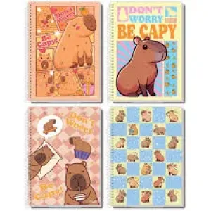 CADERNO CD CREDEAL DONT WORRY BE CAPY  80 FOLHAS