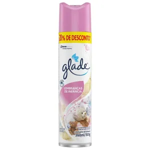 ODORIZANTE DE AMBIENTE GLADE LEMBRANCAS DE INFANCIA AEROSOL 360ML 20% DESCONTO