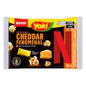 PIPOCA P/MICROONDAS YOKI CHEDDAR FENOMENAL 95GR