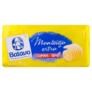 MANTEIGA BATAVO EXTRA COM SAL 200G