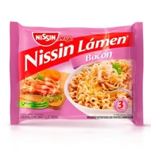 MACARRAO INSTANTANEO NISSIN LAMEN BACON 85G