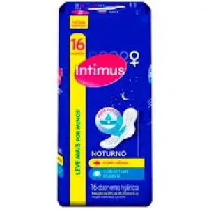 ABSORVENTE INTIMUS NOTURNO C/ABAS C/16