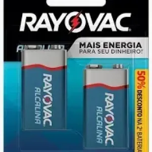 BATERIA ALCALINA RAYOVAC 9V1 ALTA PERFORMANCE
