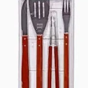 CONJUNTO CHURRASCO MOR 4PCS