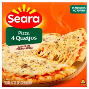PIZZA SEARA QUATRO QUEIJOS 460G