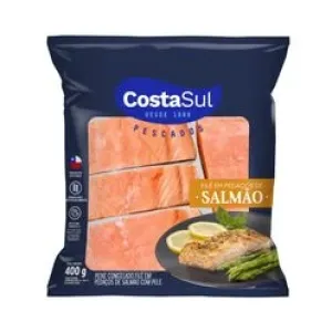 FILE DE SALMAO COSTASUL EM PEDACOS 400GR