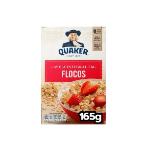 AVEIA EM FLOCOS QUAKER 165G