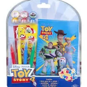 LIVRO MEU KIT DE ATIVIDADES TOY STORY 4 C/CANETINHA E CARIMBO