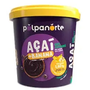 ACAI POUPANORTE BANANA  C/ GAURANA DE 1,02 KG