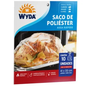 SACO DE POLIESTER WYDA ASSA RAPIDO C/10UN 41CM X 33CM