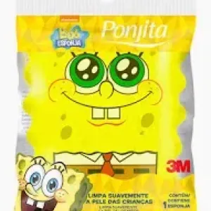 ESPONJA DE BANHO PONJITA 3M BOB ESPONJA