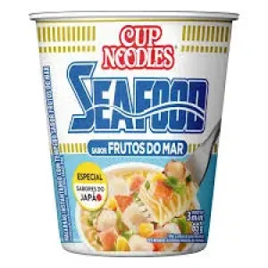 MACARRAO INSTANTANEO CUP NOODLES SEAFOOD FRUTOS DO MAR 65GR