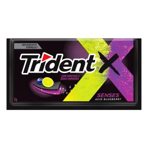 GOMA DE MASCAR TRIDENT SENSE ACID BLUEBERRY