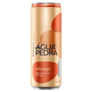 AGUA DA PEDRA PESSEGO 350ML