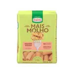 MASSA ORQUIDEARIGATONE RISCADO C/OVOS  400GR