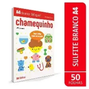 PAPEL CHAMEQUINHO A4 BRANCO  C/50FL