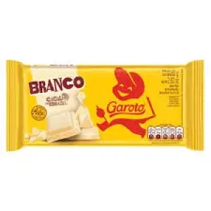 BARRA DE CHOCOLATE GAROTO BRANCO 80GR