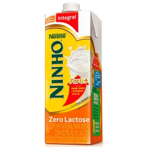 LEITE UHT NINHO INTEGRAL ZERO LACTOSE 1L