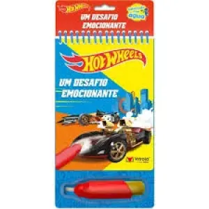 LIVRO AQUABOOK HOT WHEELS UM DESAFIO EMOCIONANTE