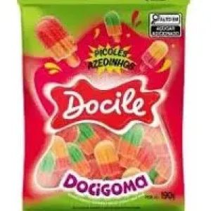 GOMA DOCILE PICOLE AZEDINHOS DOCIGOMA 190GR