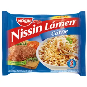 MACARRAO INSTANTANEO NISSIN LAMEN CARNE 85G