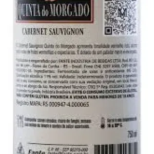 VINHO CABERNET SUAVIGNON QUINTA DO MORGADO RESERVADO 750ML