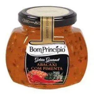 GELEIA COM PRINCIPIO DE ABACAXI C/ PIMENTA 250GR