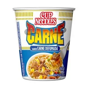 MACARRAO INSTANTANEO CUP NOODLES CARNE DEFUMADA 69G