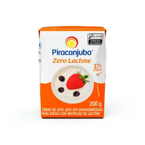 CREME DE LEITE PIRACANJUBA ZERO LACTOSE 200G