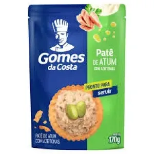 PATE DE ATUM GOMES DA COSTA AZEITONAS POUCH 170GR