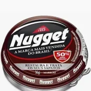 PASTA P/CALCADO NUGGET MARROM 36G
