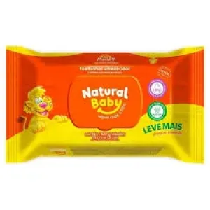 TOALHAS UMEDECIDAS NATURAL BABY 100UN