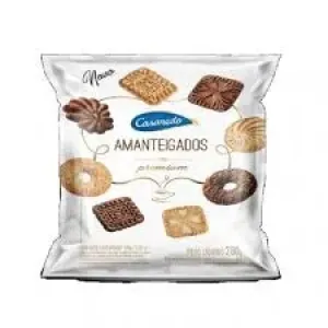 BISCOITO CASAREDO AMANTEIGADO CHOCOLATE E LEITE 200GR