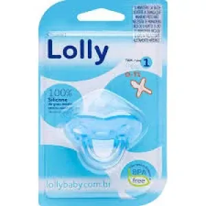 CHUPETA SILICONE ESPECIAL ORTODONTICO LOLLY N1 AZUL