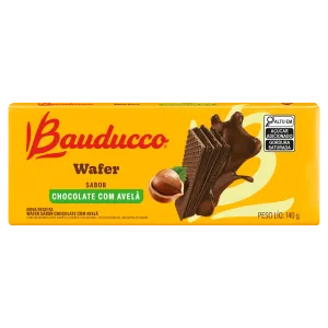 WAFER BAUDUCCO CHOCOLATE C/AVELA 140GR