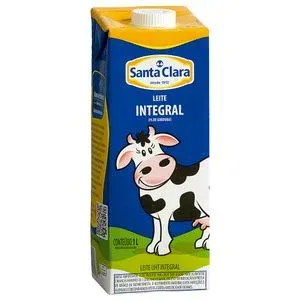 LEITE UHT SANTA CLARA INTEGRAL C/ROSCA 1L