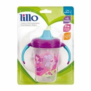 CANECA LILLO ANTIVAZAMENTO APRENDIZADO MAGIA 207ML