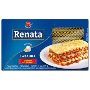 MASSA P/ LASANHA RENATA DIRETO AO FORNO 500GR