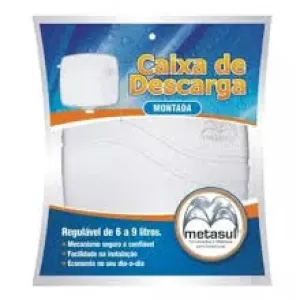 CAIXA DESCARGA METASUL BRANCA 9L