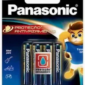 PILHA COMUM PANASONIC ULTRA HYPER  AAA4
