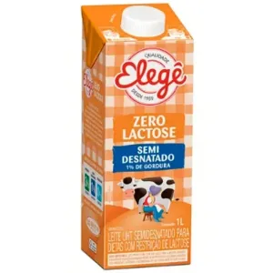 LEITE UHT ELEGE ZERO LACTOSE SEMI DESNATADO 1L