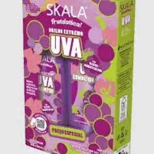 KIT SKALA FRUATASTICA BRILHO EXTREMO UVA 525ML