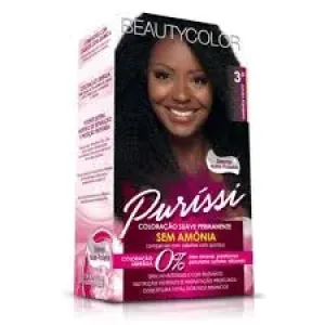 TINTURA BEAUTY COLOR S/AMONIA CASTANHO ESCURO 6.34