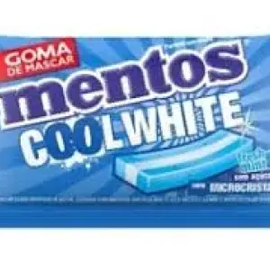 GOMA DE MASCAR MENTOS COOL WHITE FRESH MINT 5UN