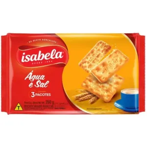 BISCOITO SALGADO ISABELA AGUA E SAL 350G