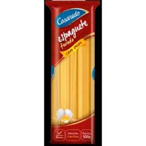 MASSA CASAREDO ESPAGUETE FURADO C/OVOS 500G