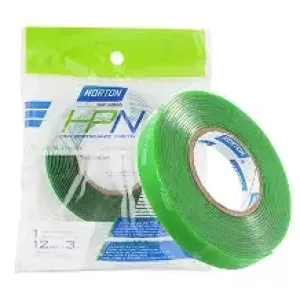 FITA DUPLA FACE NORTON VERDE 12MMX3MT